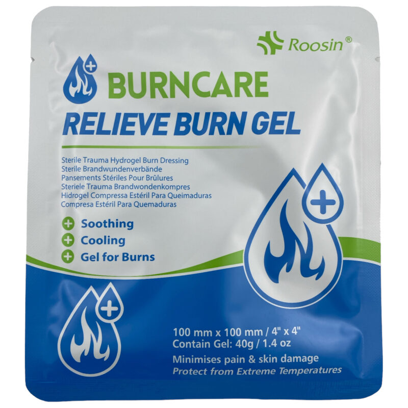 Opatrunek na oparzenia Burncare 10×10 cm – hydrożel sterylny