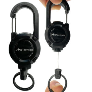 JB Tacticals smycz taktyczna z karabinkiem - retraktor JB01 czarny