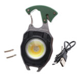 Latarka JB-01 COB brelok EDC zapalniczka, śrubokręt, przecinak, gwizdek, karabińczyk
