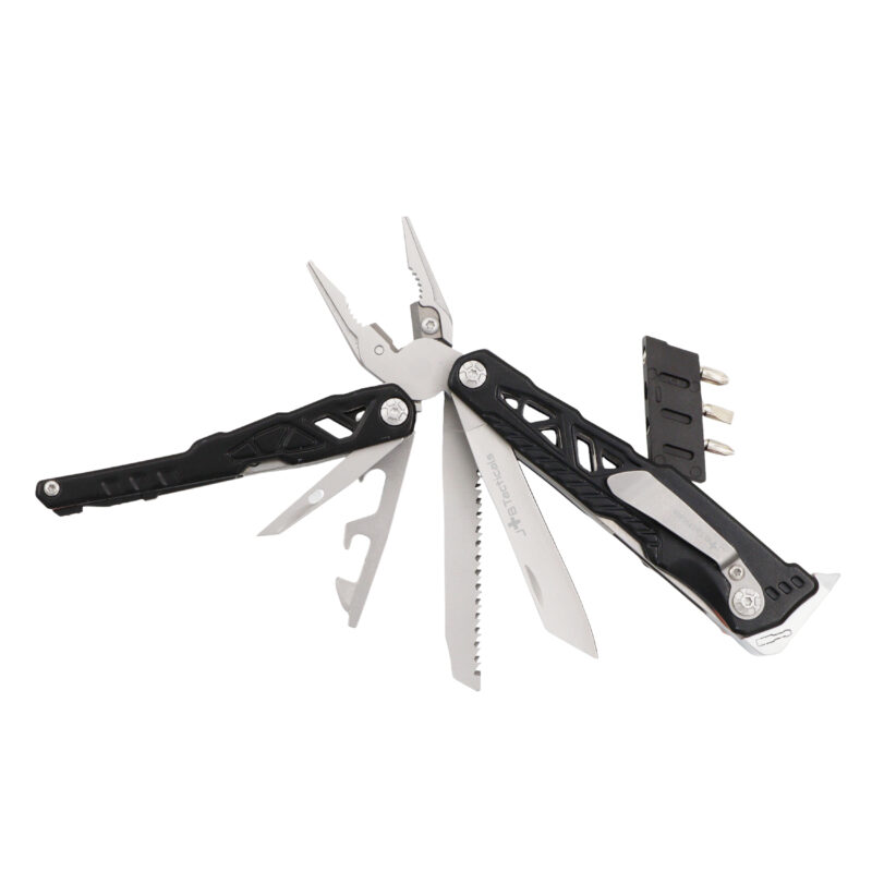 Multitool JB-09 czarny – nóż i kombinerki w jednym narzędziu