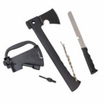 Toporek siekierka JB Tacticals JB-17 zestaw survivalowy gwizdek, piłka, krzesiwo, młotek, siekierka, toporek, nóż
